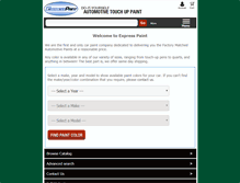 Tablet Screenshot of expresspaint.com